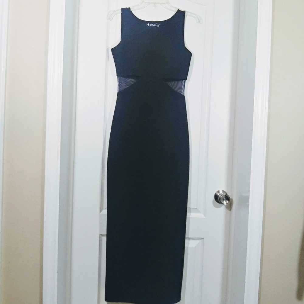 All That Jazz Vg Long Black Maxi Dress - Picture 1 of 5